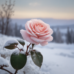 Liebe in den Wintersneeu